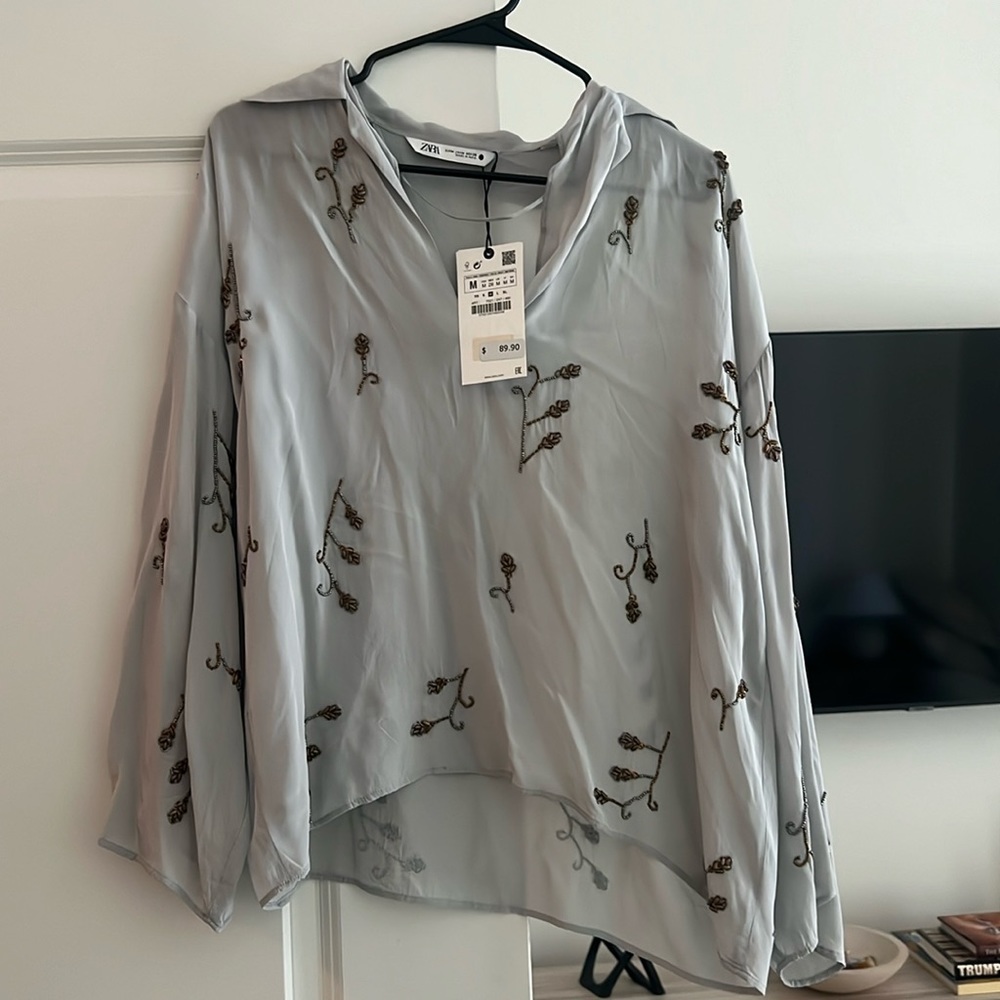 Beaded Zara Blouse